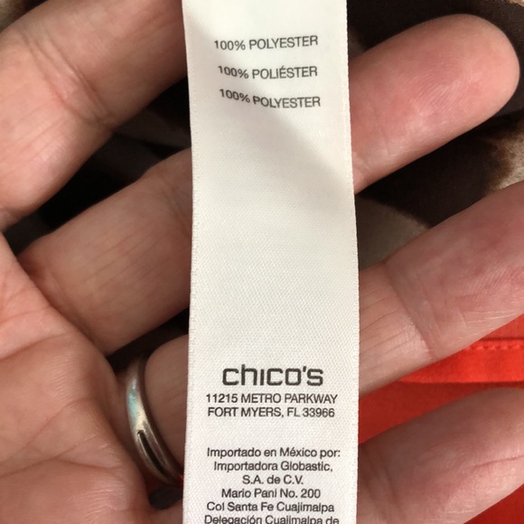 Chico’s animal print top! - Picture 10 of 12